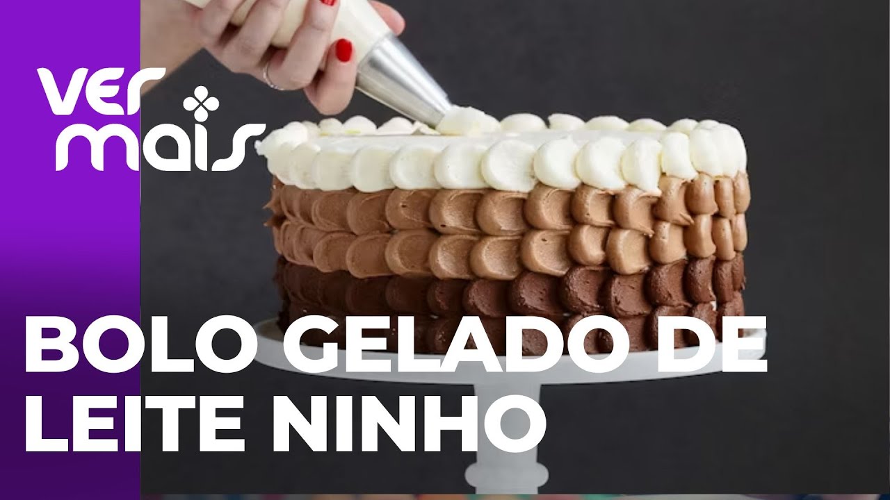 Receita do dia Bolo gelado de leite em pó RIC br