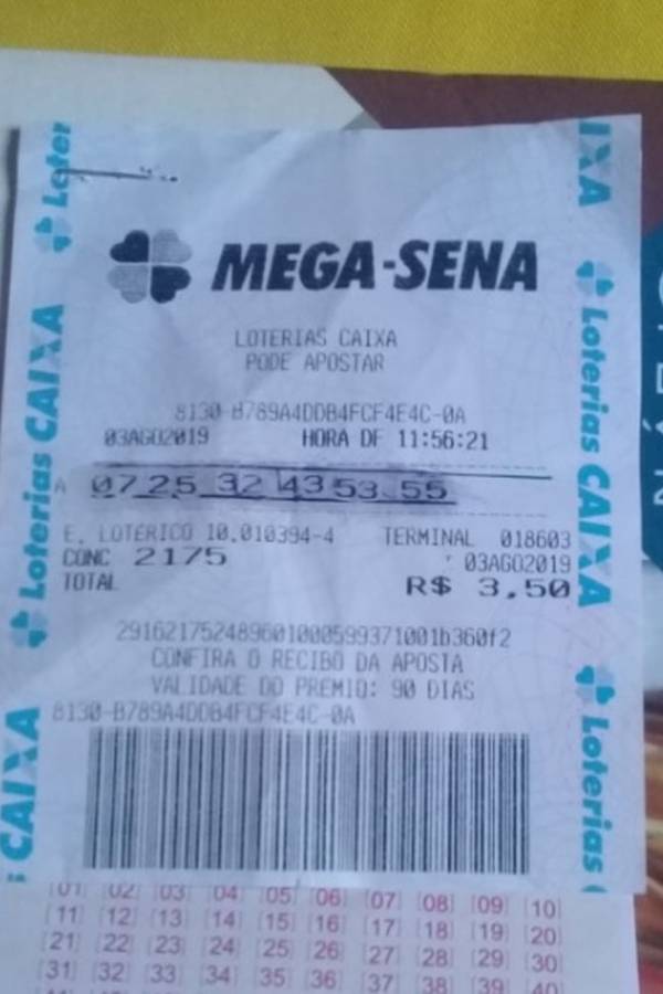 bilhete falso mega-sena