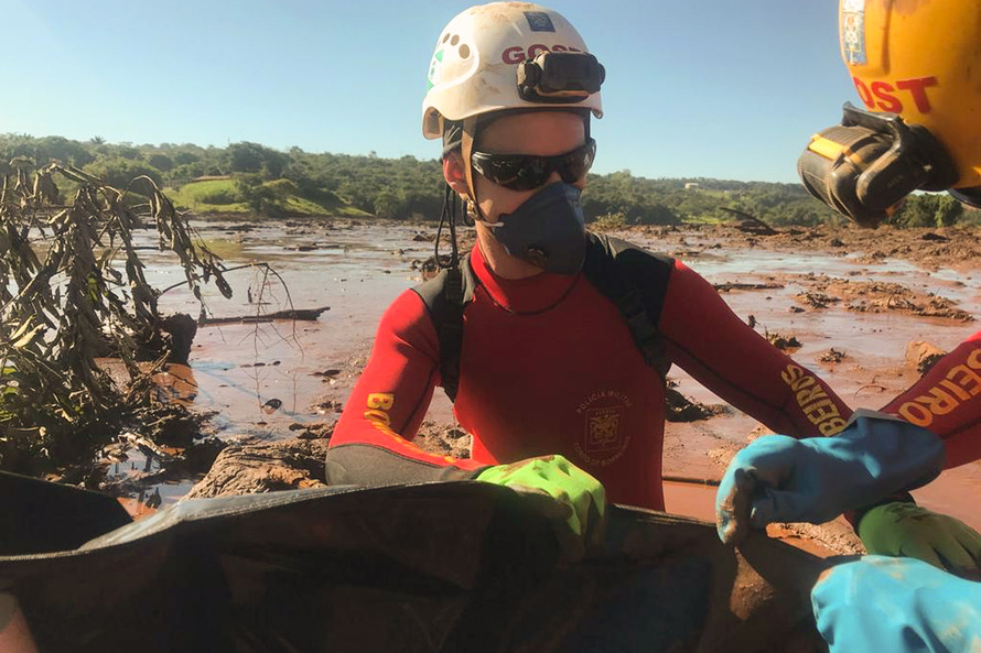  Tragédia de Brumadinho completa três meses (Foto: Corpo de Bombeiros do Paraná) 