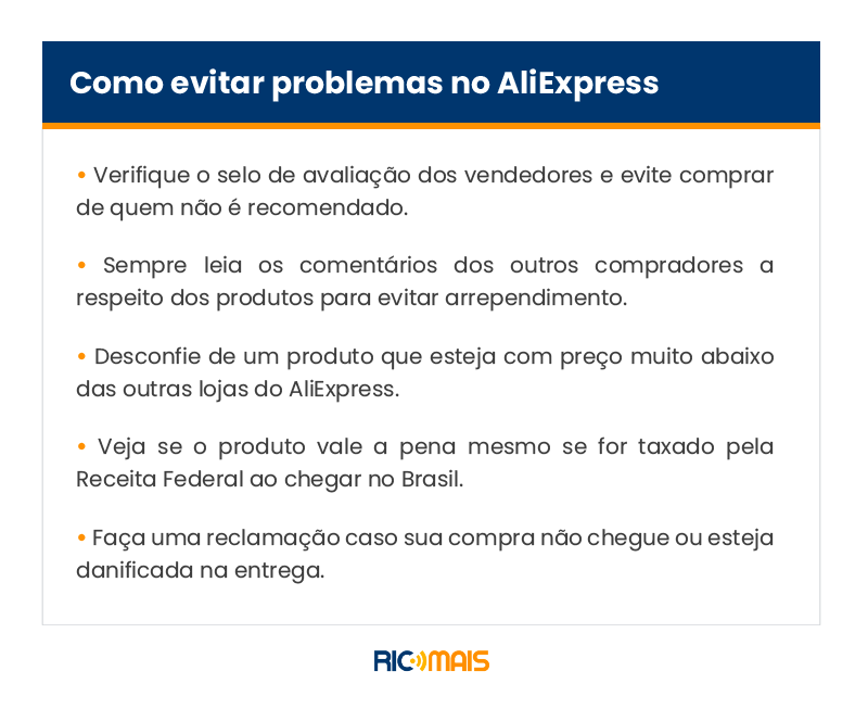 Descubra se o AliExpress é confiável para você realizar compras!
