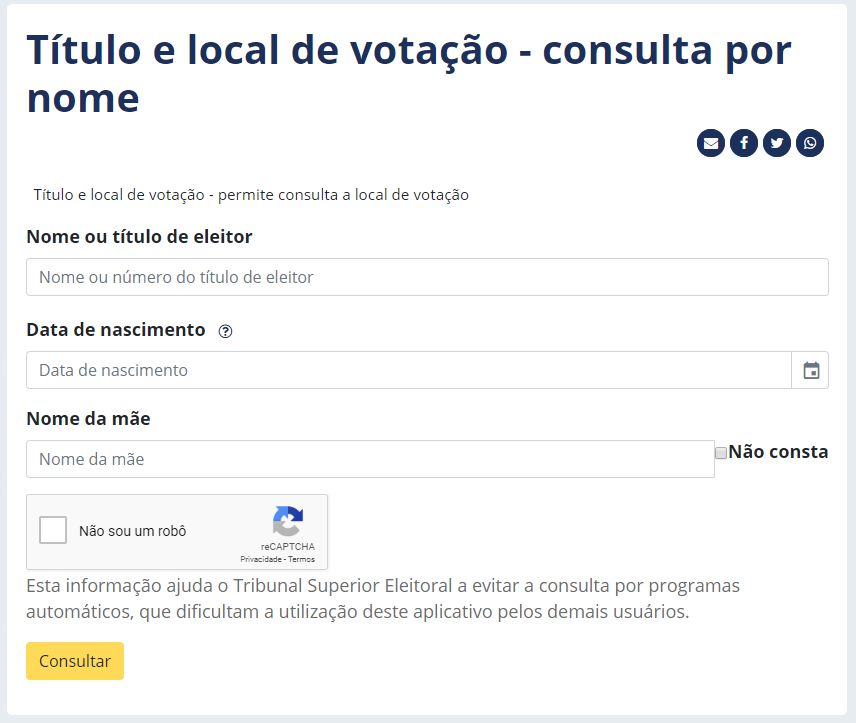 Consulta por nome