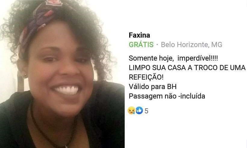 Postagem feita por Ana Paula em uma página do Facebook. (Foto: reprodução das redes sociais)