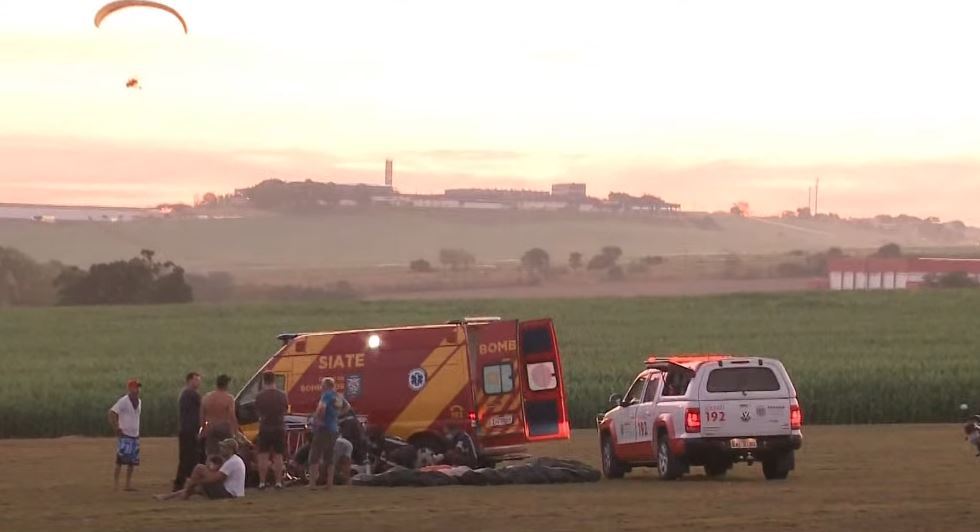  homem morre cair parapente londrina 