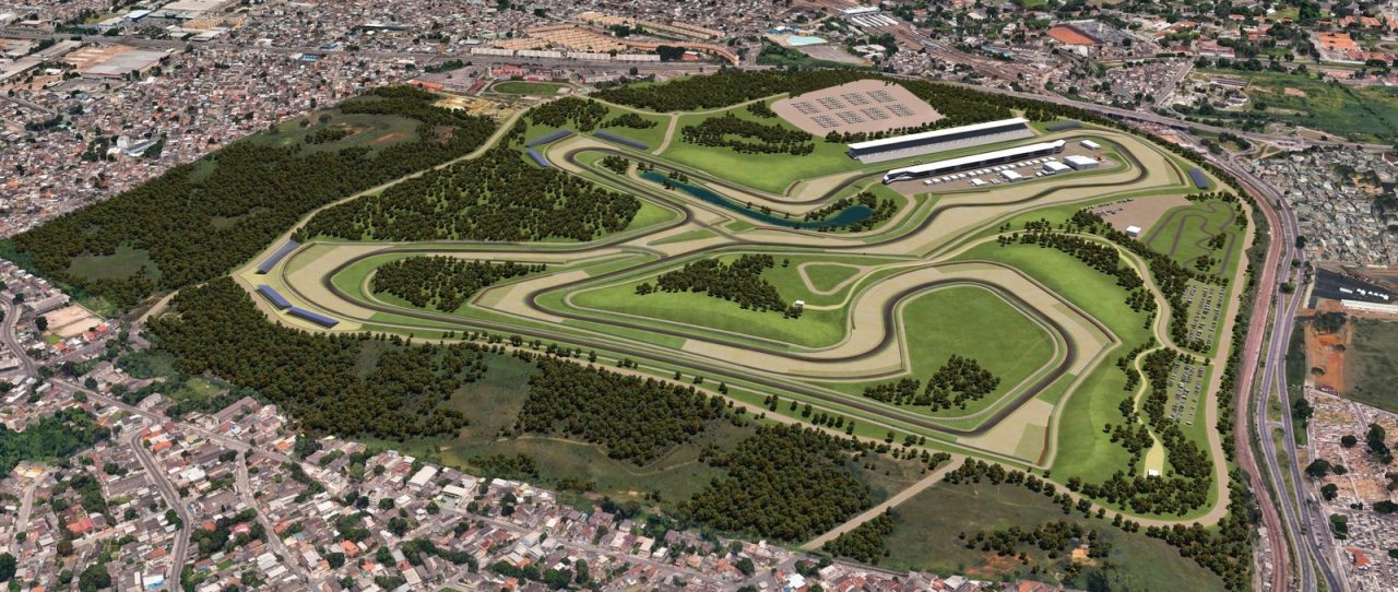  Imagem do projeto do novo autódromo do Rio de Janeiro — Foto Divulgação 