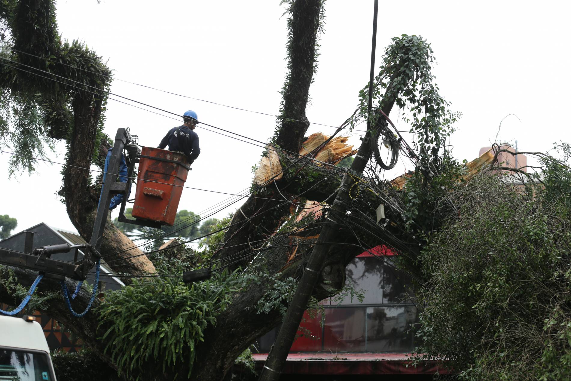 39 cidades foram atingidas com as chuvas no Paraná. (Foto: AEN)