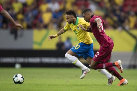  Neymar sai da seleção brasileira da Copa América após machucar o tornozelo. (Foto: Lucas Figueiredo - CBF) 