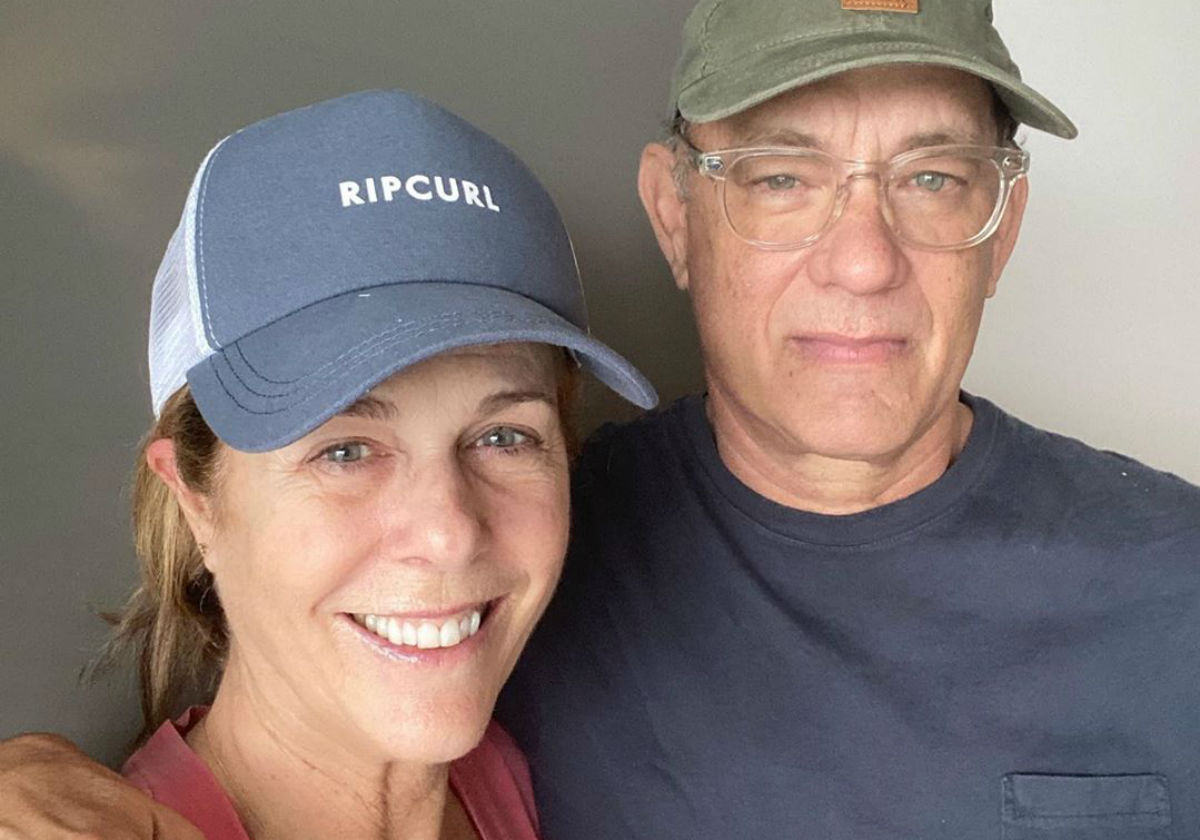  tom hanks e esposa 