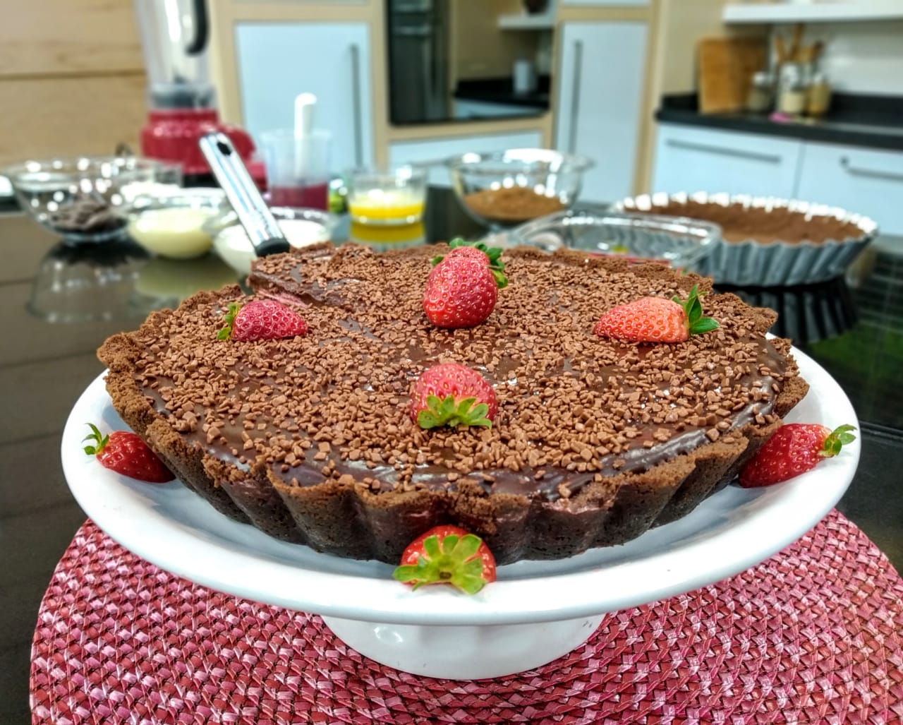  Receita torta sensação. (Foto: redação RIC Mais) 