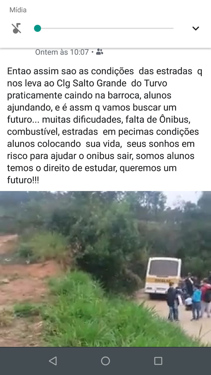 Vídeo foi compartilhado nas redes sociais. (Foto: reprodução do Facebook)