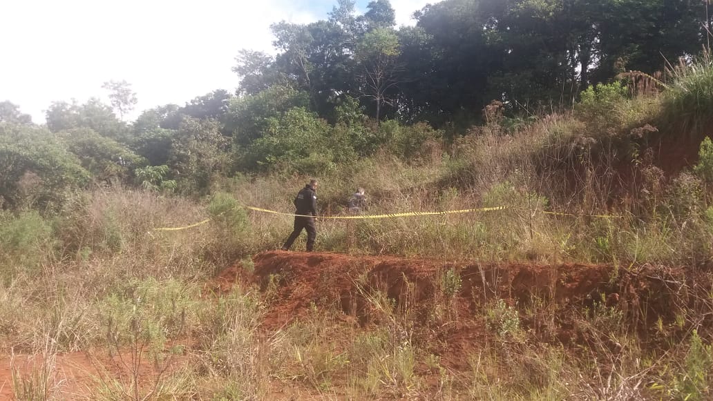  Mulher desaparecida a duas semanas é encontrada morta, em Rio Branco do Sul. (Foto: Tiago Silva, da RIC TV 