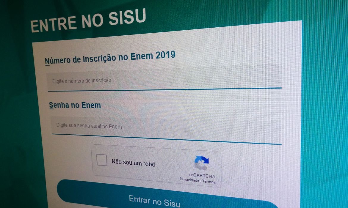  Inscrições para o Sisu 