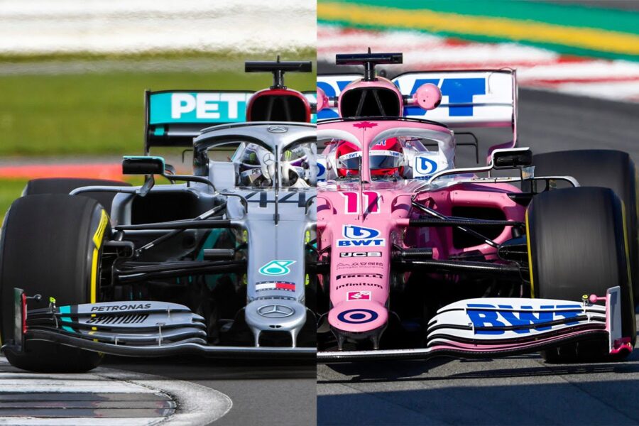 (Foto: Racing Point e Mercedes)