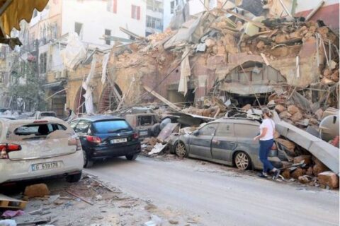  explosão em Beirute 