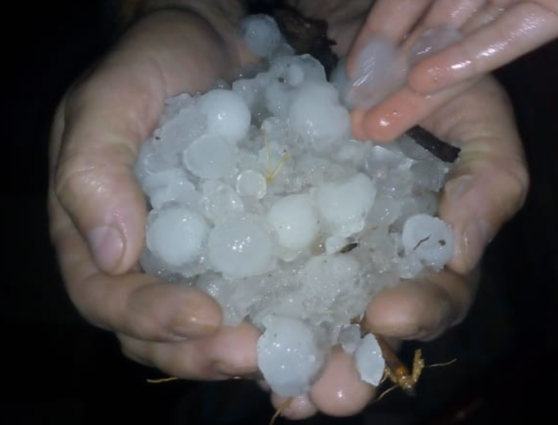 Grande Curitiba é atingida por temporal e chuva de granizo; veja imagens!