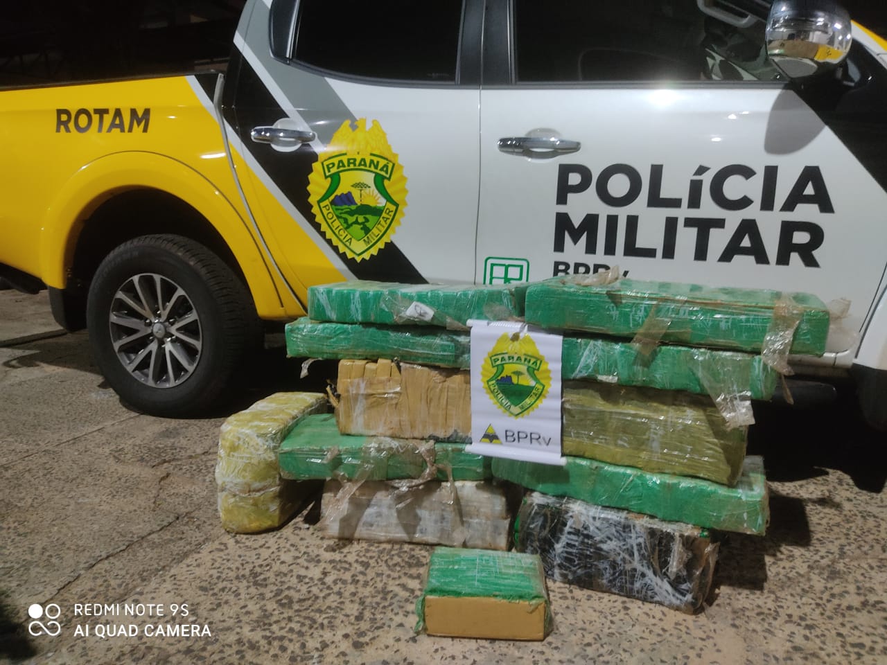  150 kg de maconha apreendidos Perobal 