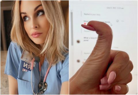  Enfermeira é demitida de hospital por usar OnlyFans e fica milionária vendendo fotos de seus polegares 