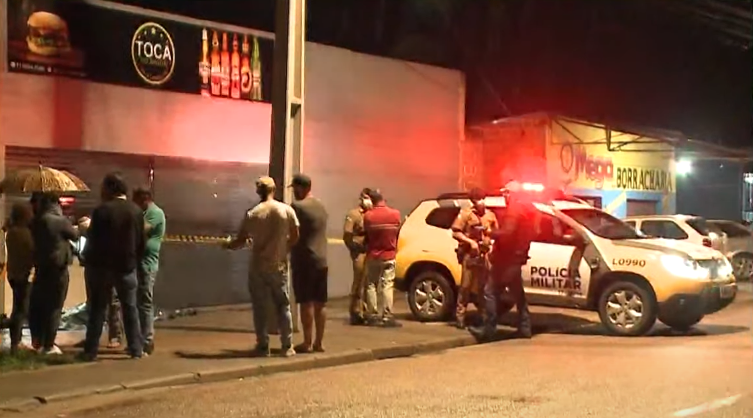  Suspeitos de assassinato em bar em Araucária são identificados pela polícia 