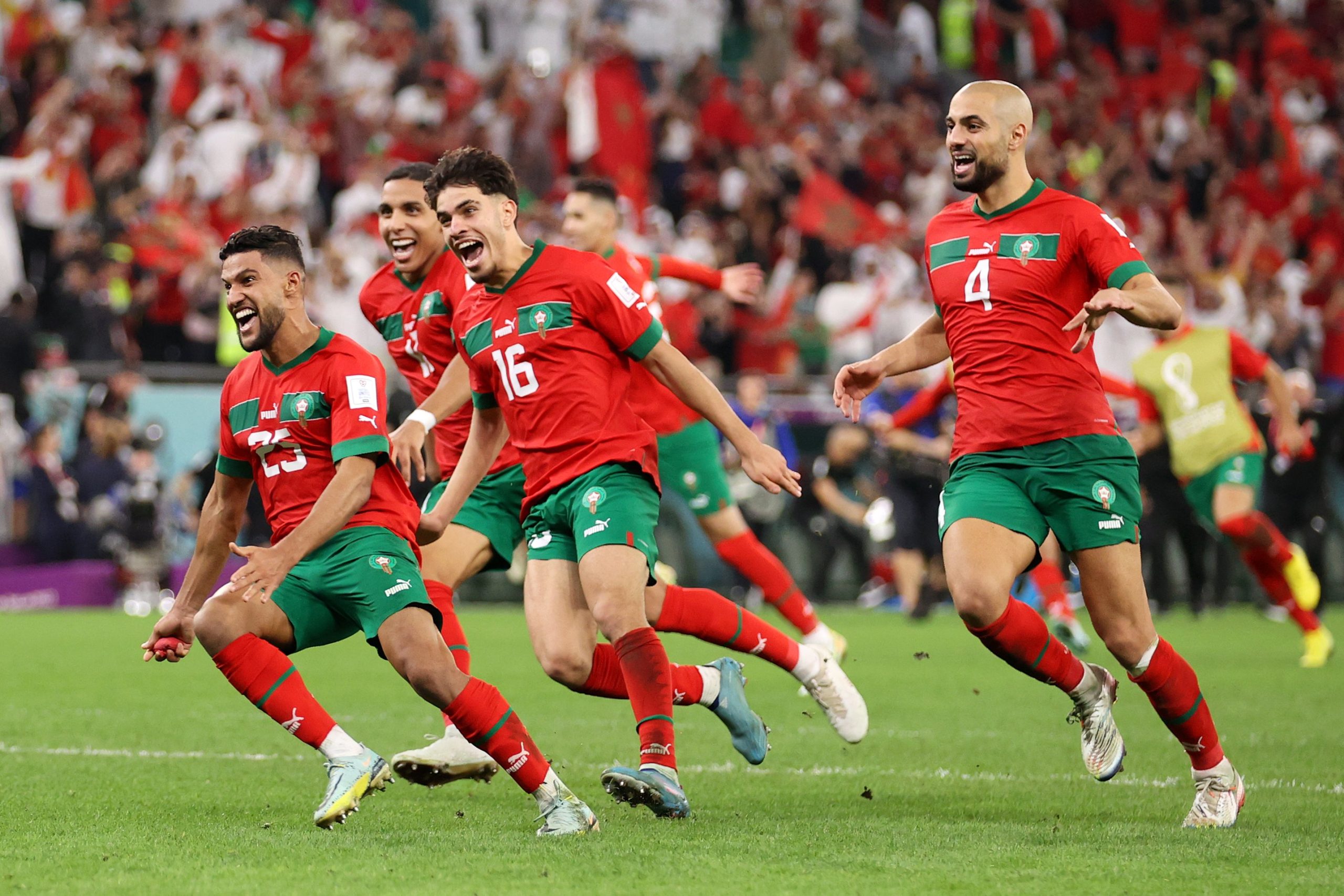 Marrocos elimina a Espanha e garante vaga inédita nas quartas de final 