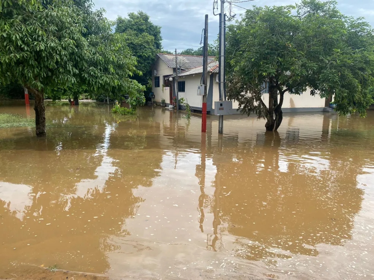  Após Rio Paraná chegar a cerca de 6 metros, moradores deixam casas 