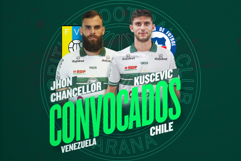 Chancellor e Kuscevic, jogadores do Coritiba convocados