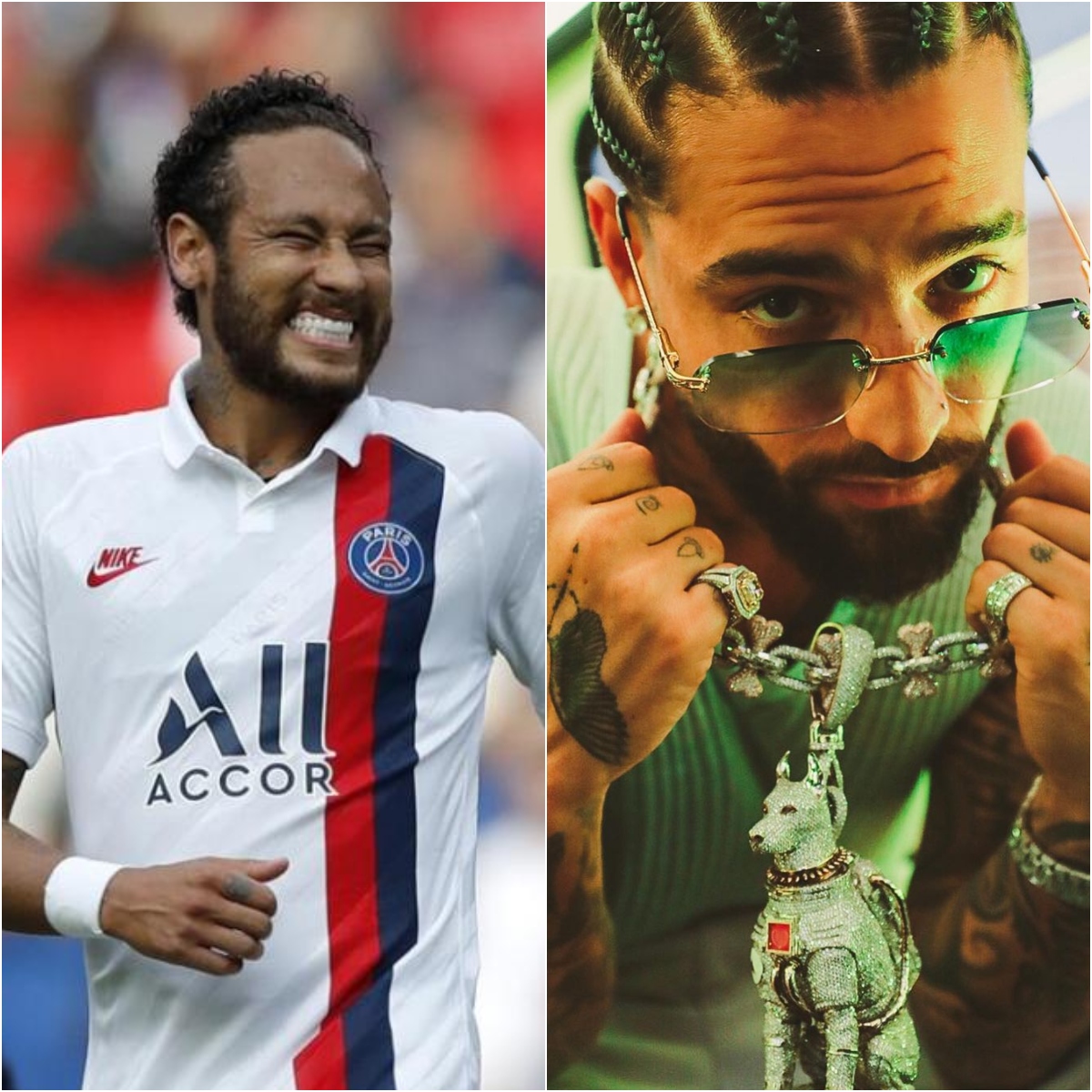  Neymar e Maluma 