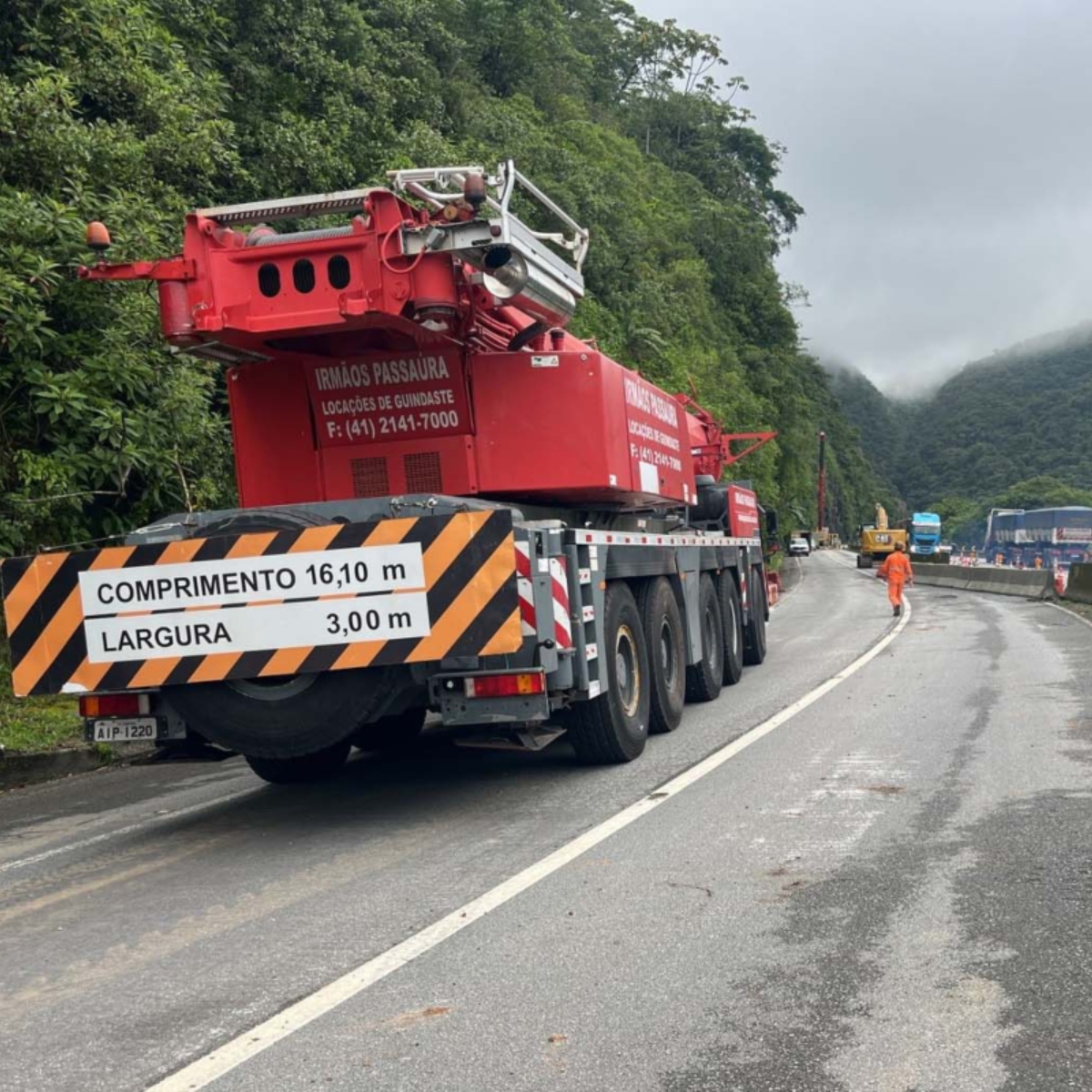 Obras de contenção na encosta da BR-277, no Paraná, são concluídas