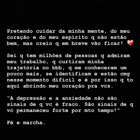 Veja a carta completa publicada por MC Guimê sobre ataques.