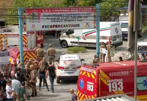 Ataque em creche de Blumenau: crianças mortas já foram identificadas.