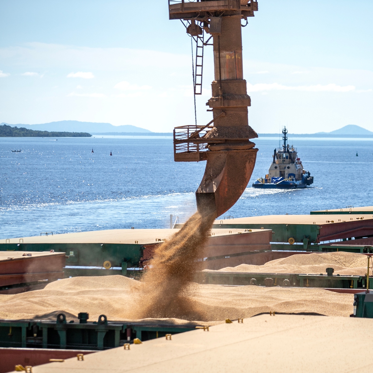  Embarque de granéis no Porto de Paranaguá 