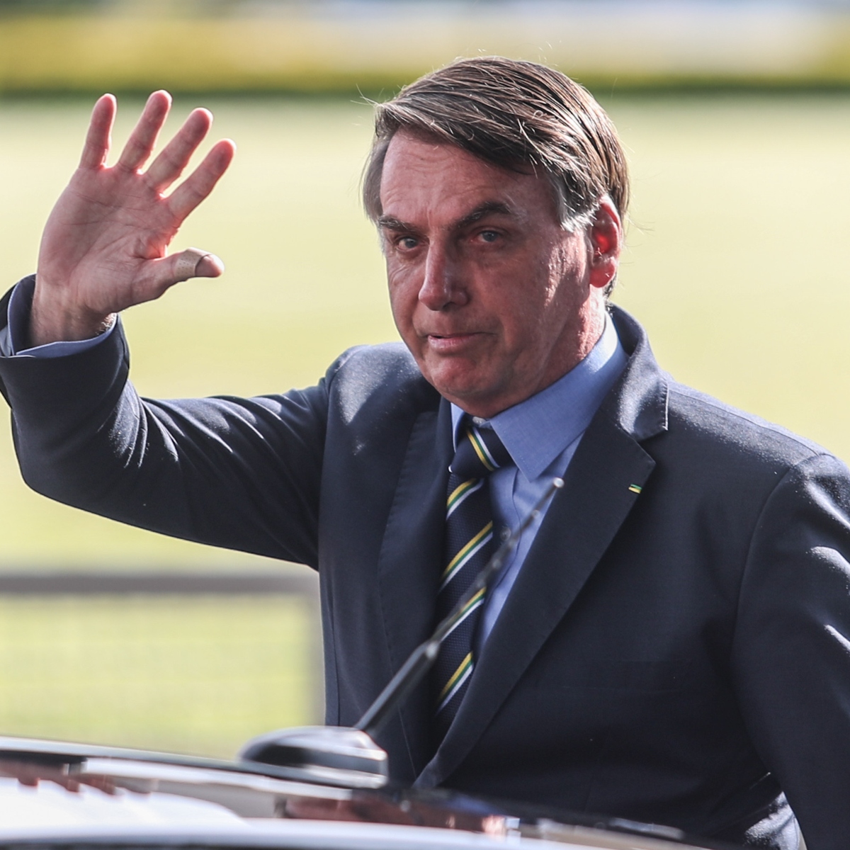  Jair Bolsonaro deixa o Palácio da Alvorada 