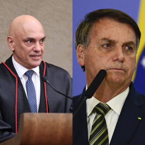 Moraes e Jair Bolsonaro