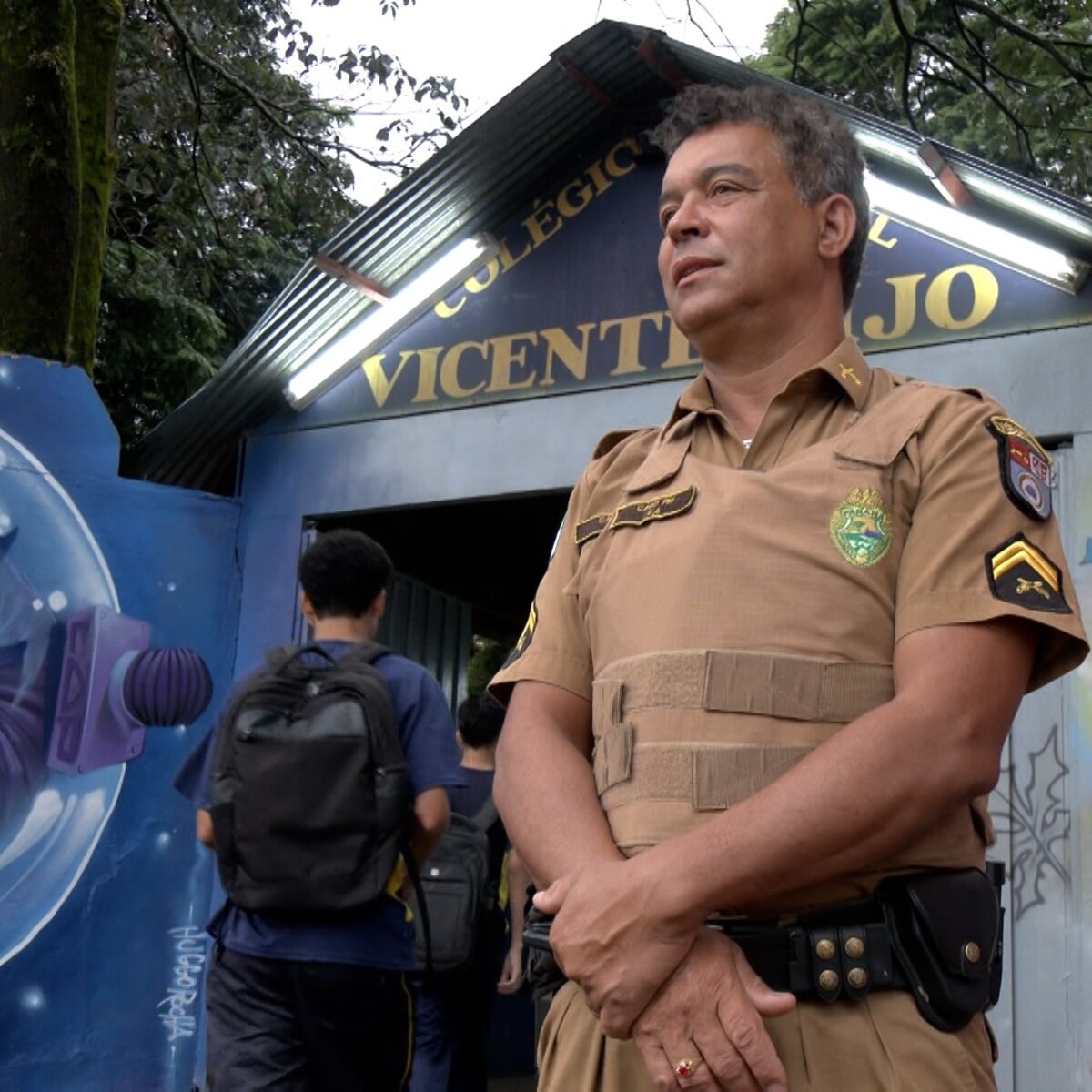  policial reforça segurança escolas 