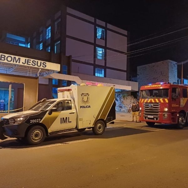 homem com explosivo no bolso interdita hospital bom jesus em toledo