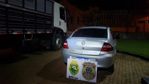 Polícia apreende armas, veículos e cigarros contrabandeados em Guaíra