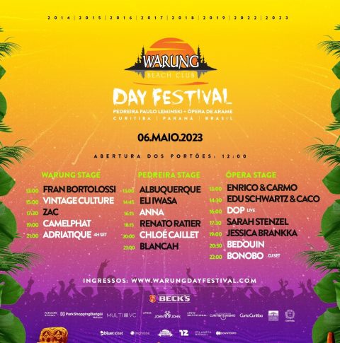 Warung Day Festival apresenta lineup e programação de pistas da 8ª edição