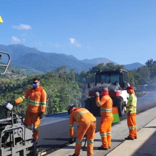 km 33 br-277 obras trânsito rodovia estrada