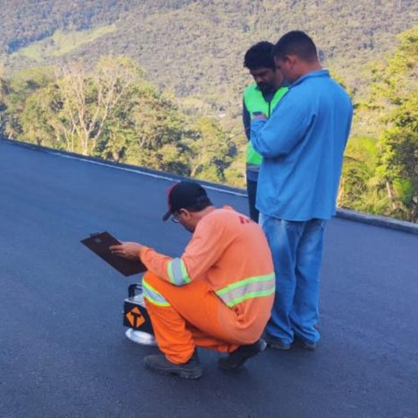 km 33 br-277 obras trânsito rodovia estrada