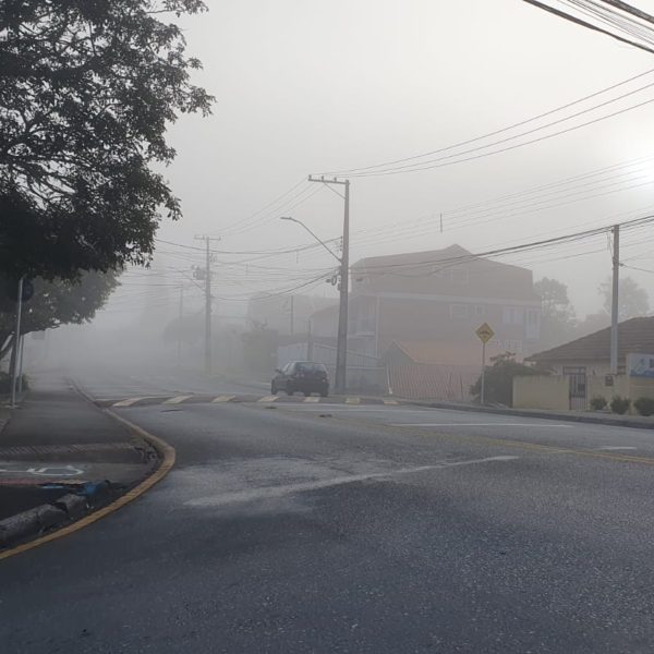 nevoeiro em curitiba - previsão do tempo