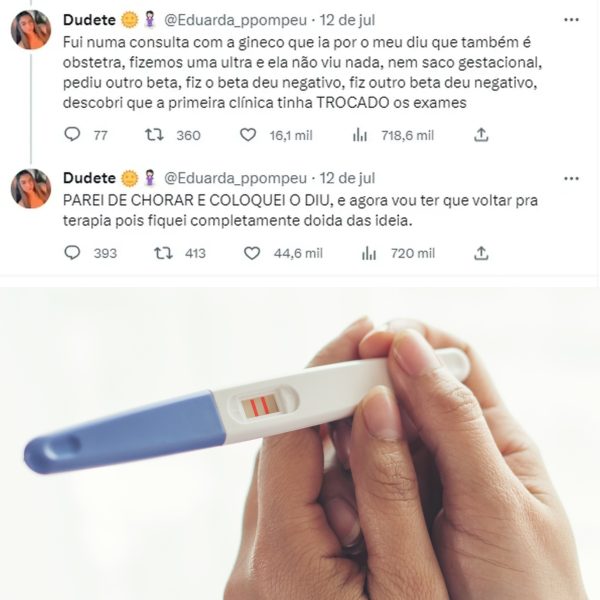 A paranaense Eduarda Pompeu, de Curitiba, viralizou no Twitter ao contar o drama que viveu ao descobrir que estava 