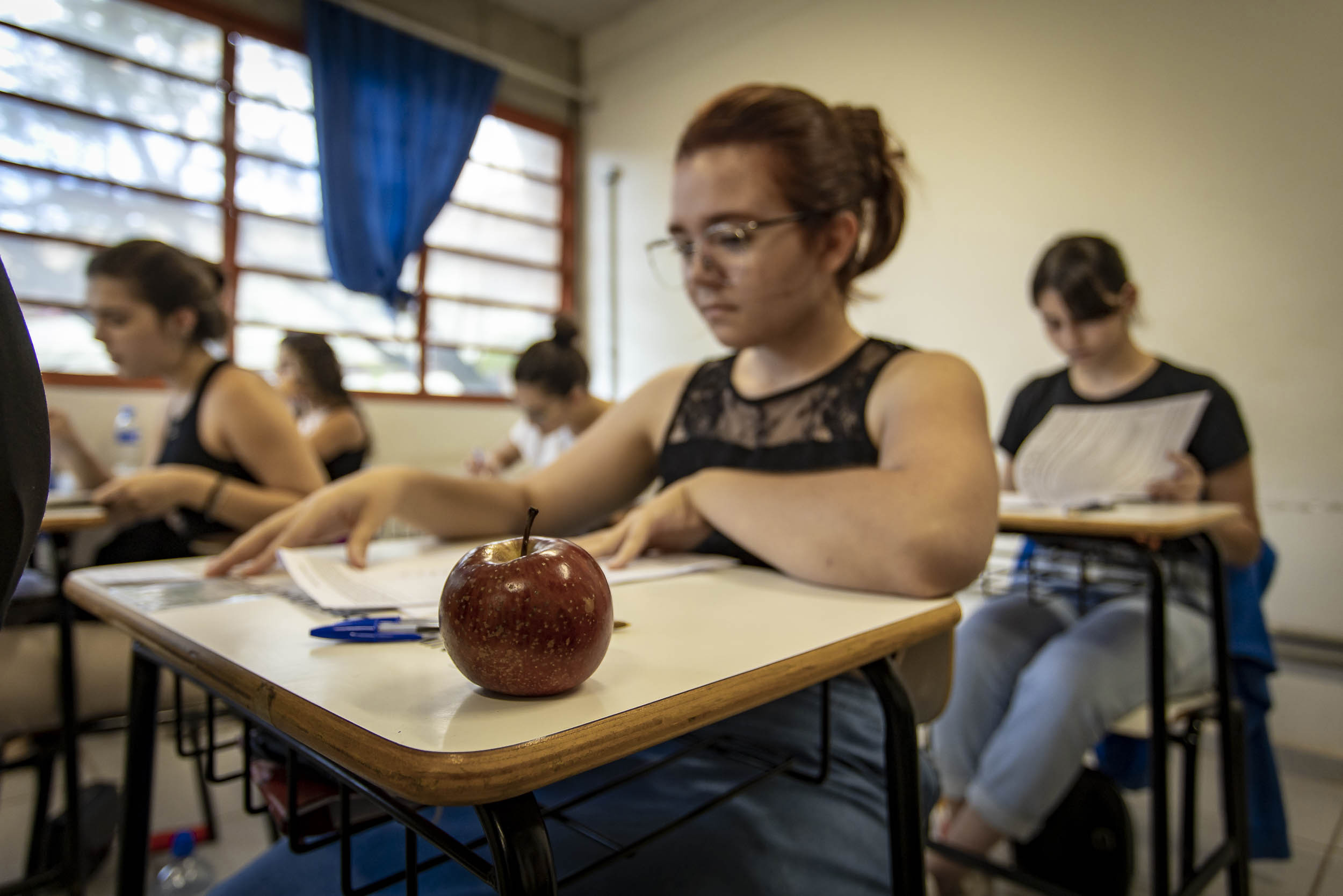  aluna fazendo vestibular 