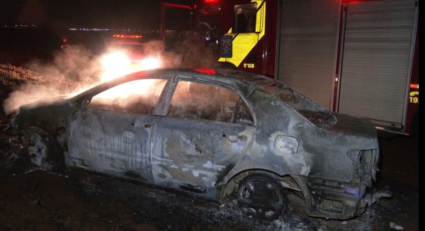 carro incendiado