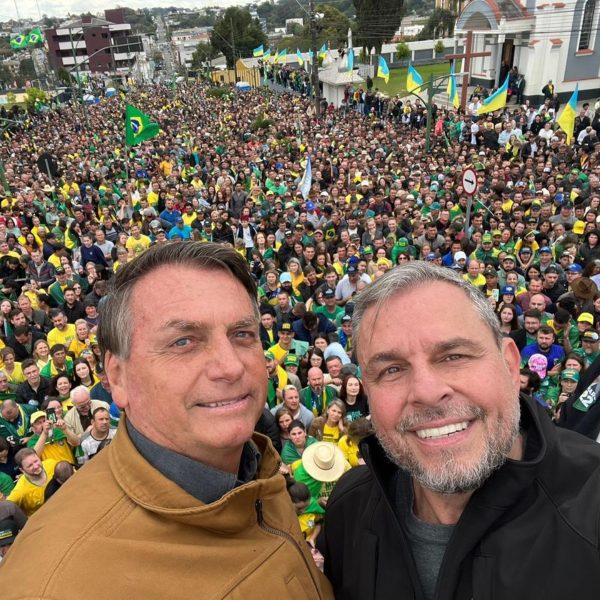 Ricardo Arruda e Jair Bolsonaro