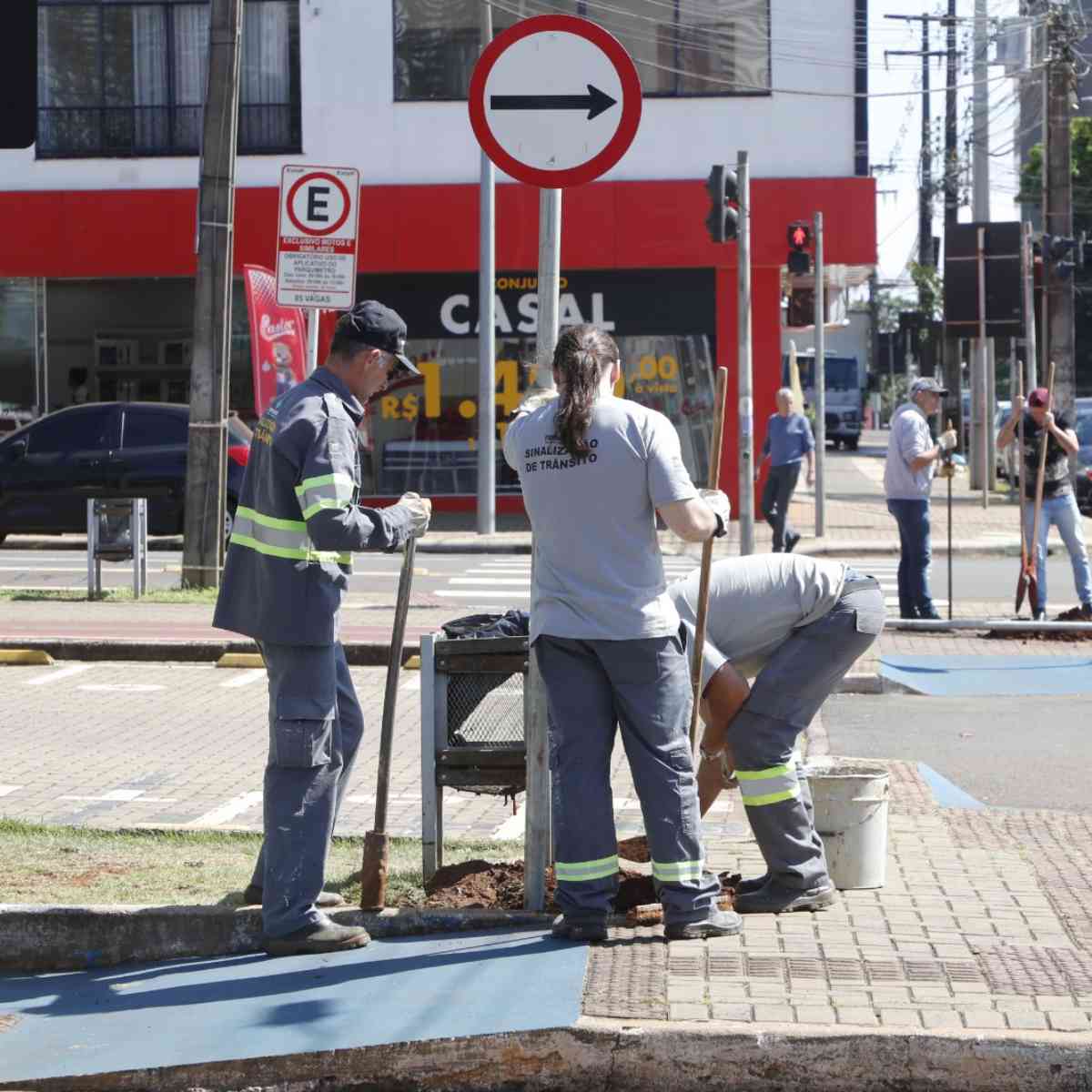  Trabalho trânsito Cascavel ruas 