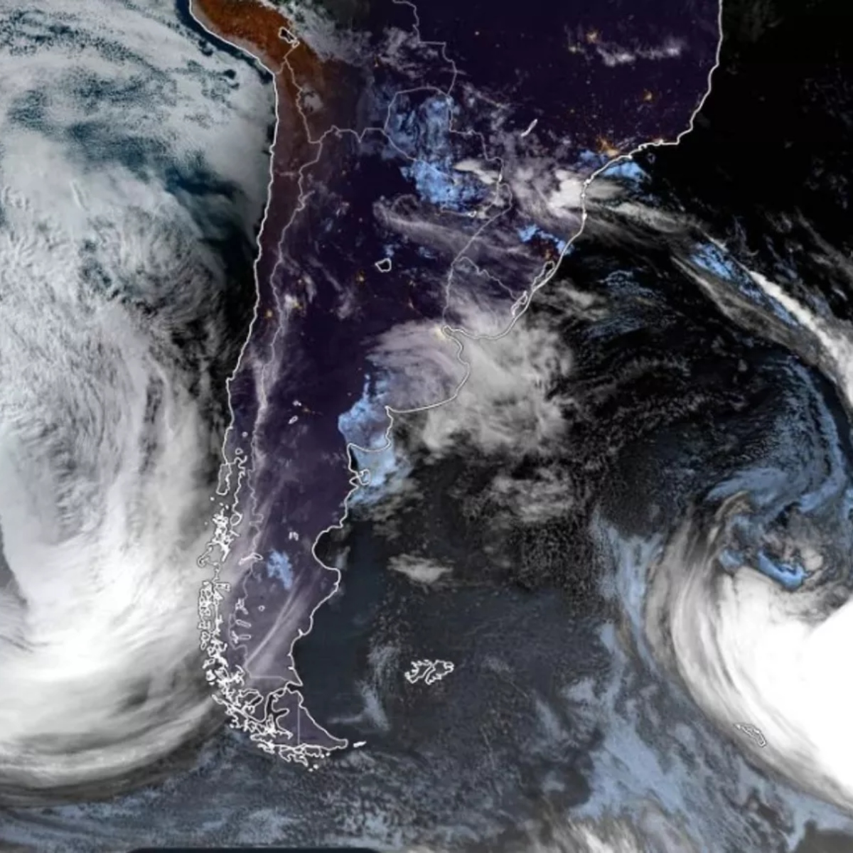  ciclone extratropical avança pelo sul do Brasil 