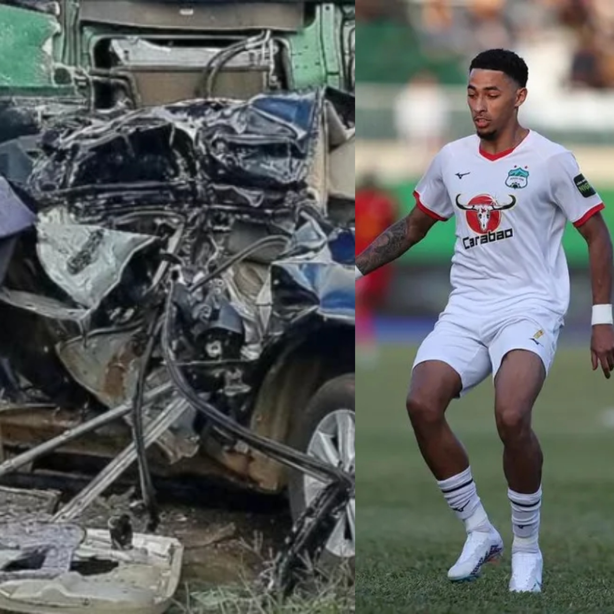 Jogador de futebol de 22 anos morre em acidente de carro em Alto