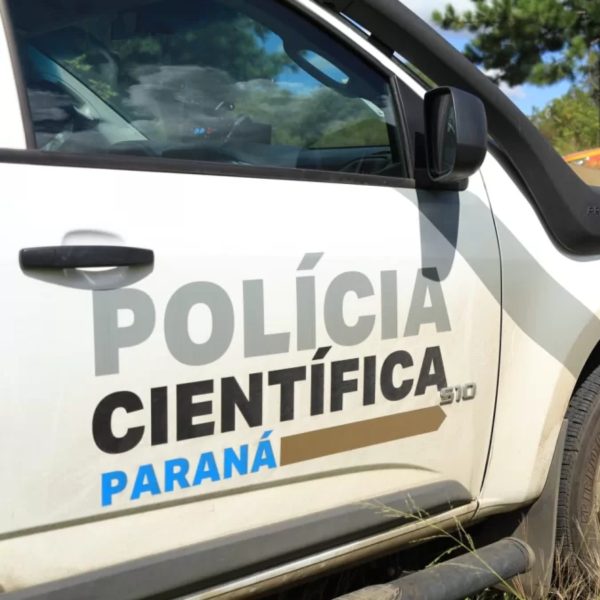 Uma equipe da Polícia Científica da cidade de Ponta Grossa foi até o local para realizar a perícia