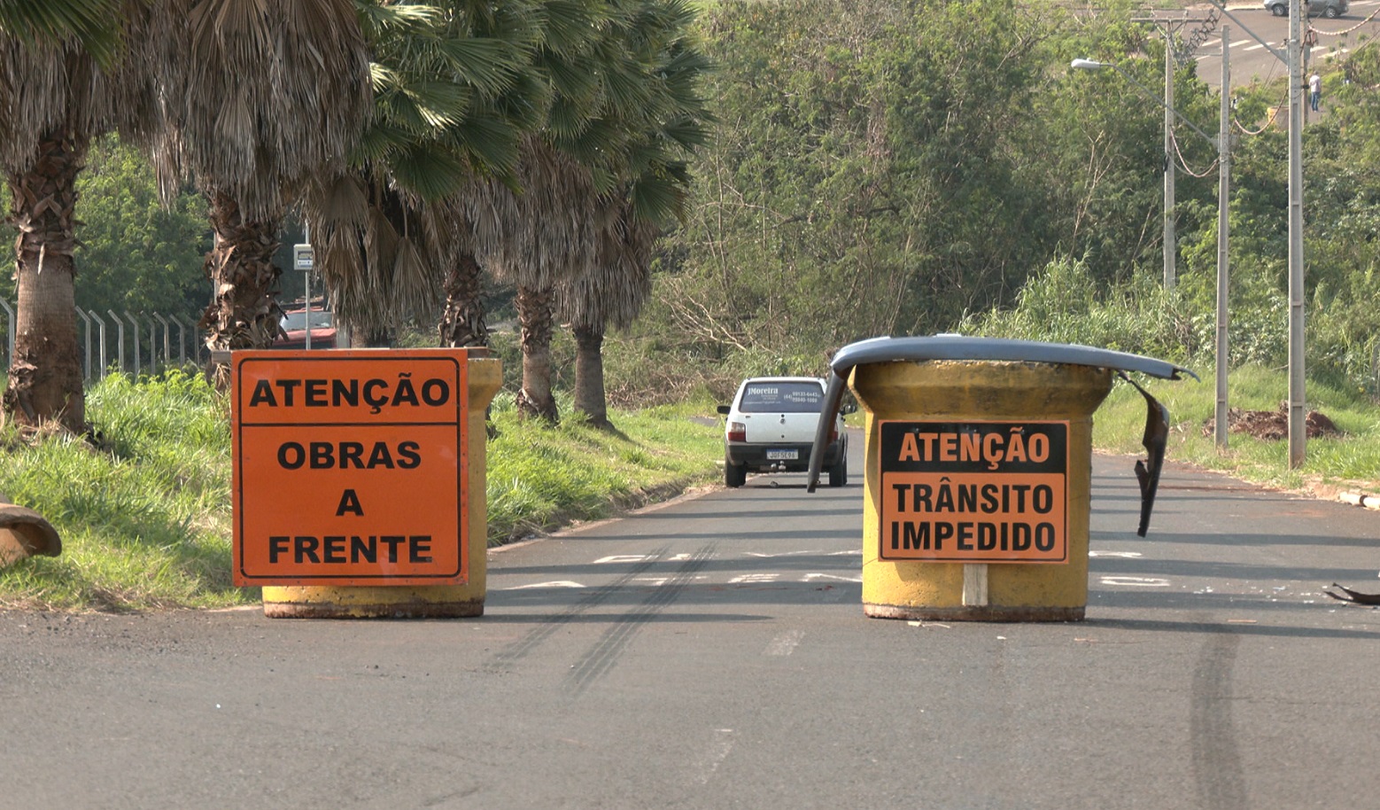 obras em avenida que liga sarandi a maringá