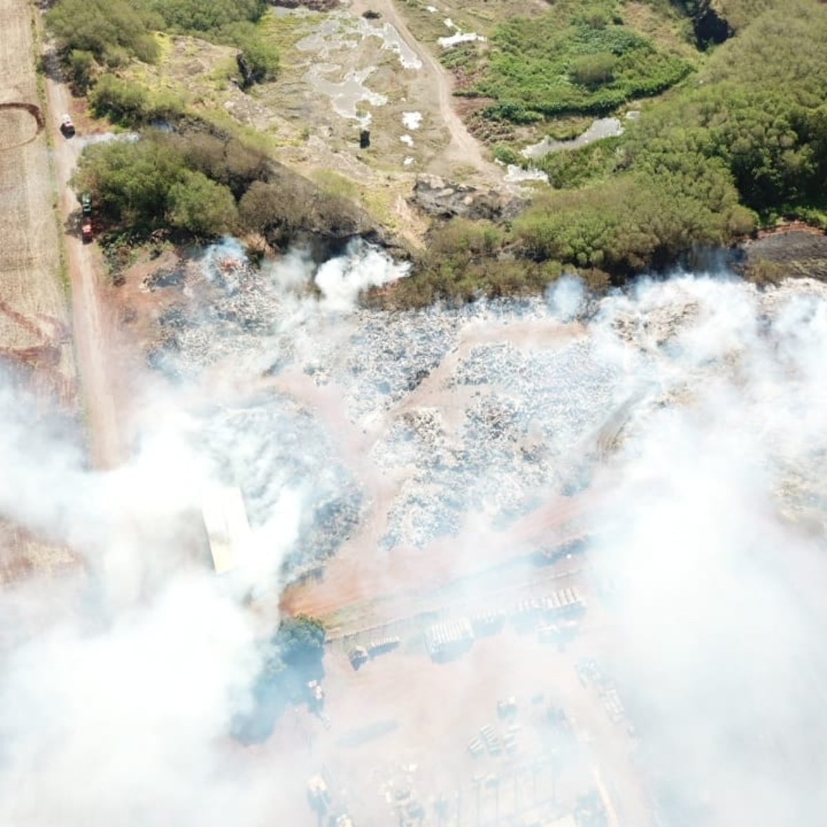  Barracão prefeitura Maringá incêndio 