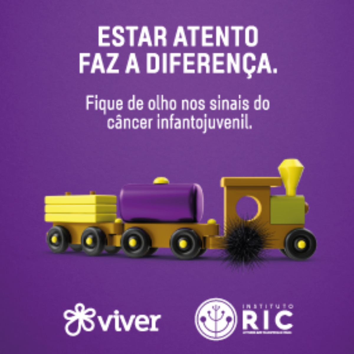  Campanha de cuidado para o câncer infantojuvenil 