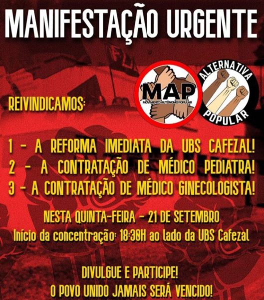 manifestação